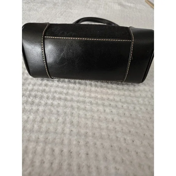 Etienne Aigner small black signature classic design handbag purse - Picture 5 of 10